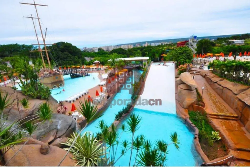 Spazzio Com Acesso Ao Acqua Park 카우다스노바스 아파트호텔