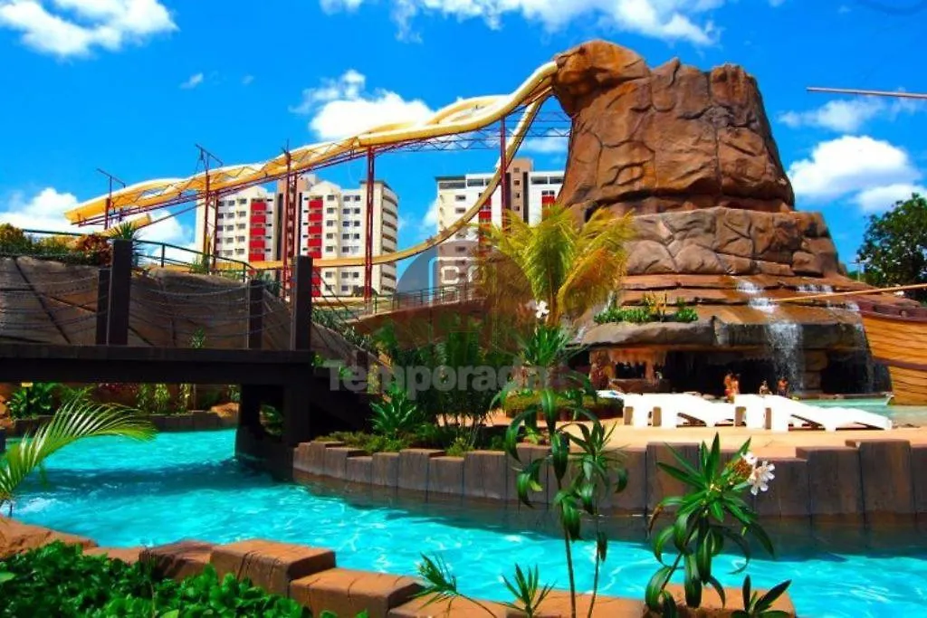 아파트호텔 Spazzio Com Acesso Ao Acqua Park 카우다스노바스