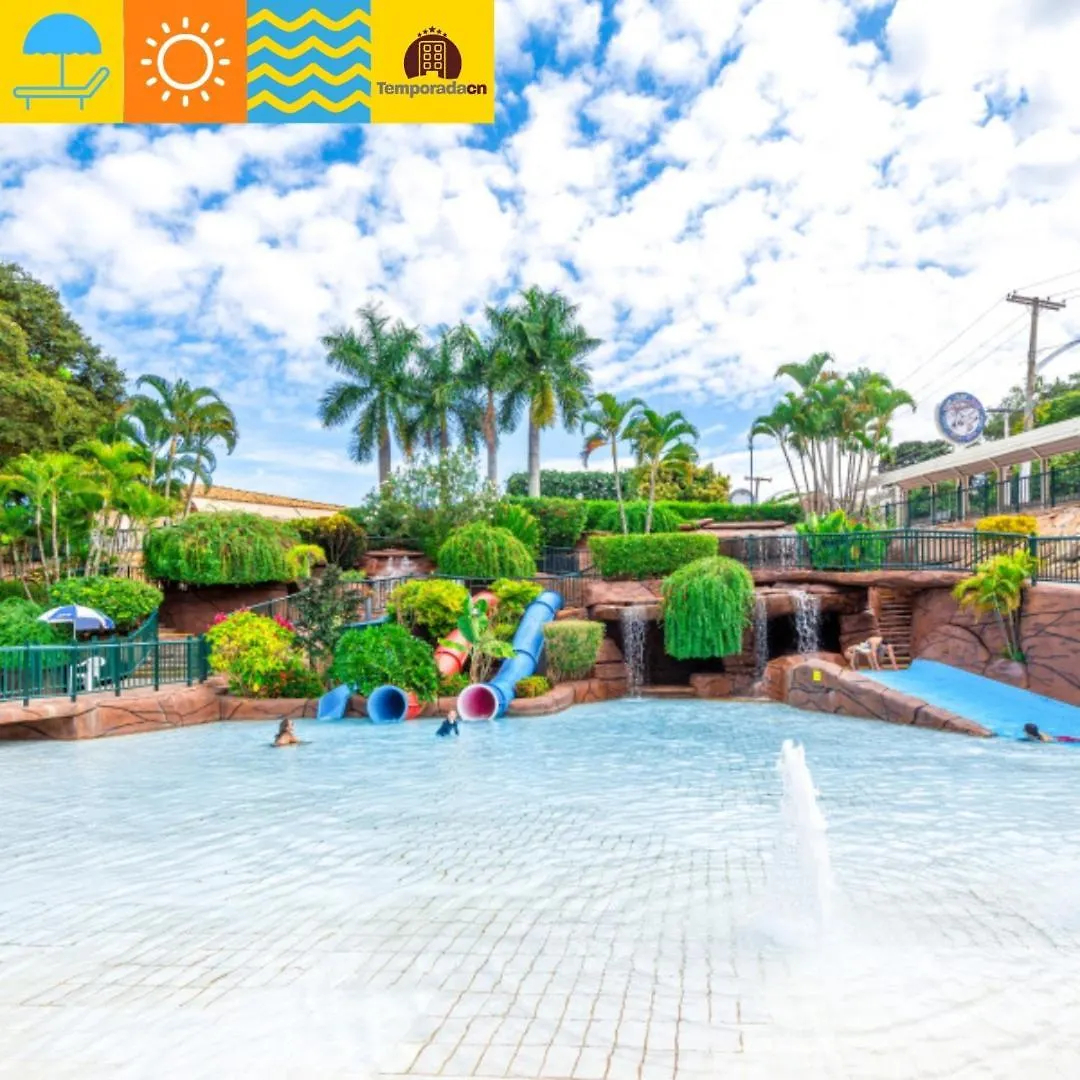 아파트호텔 Spazzio Com Acesso Ao Acqua Park 카우다스노바스