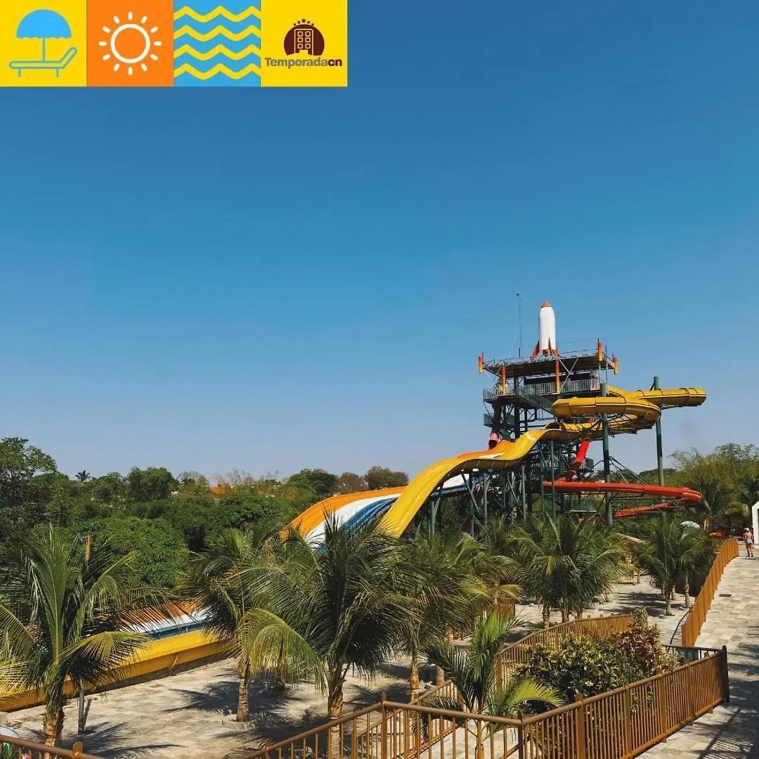 Spazzio Com Acesso Ao Acqua Park 카우다스노바스 아파트호텔