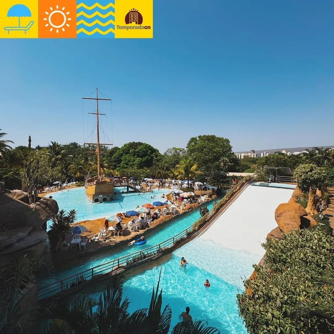 Spazzio Com Acesso Ao Acqua Park 카우다스노바스